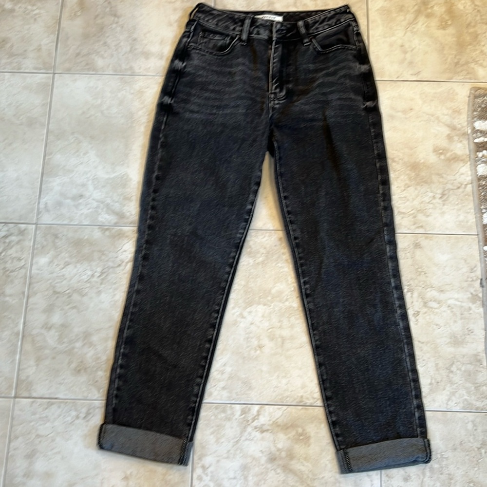 PacSun faded black Mom jeans